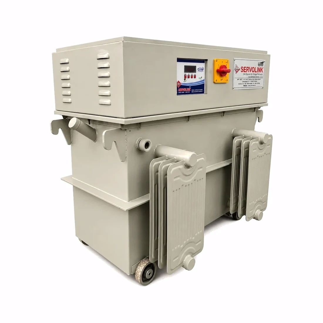150 KVA Three Phase Oil-Cooled Servo Stabilizer — photo 2