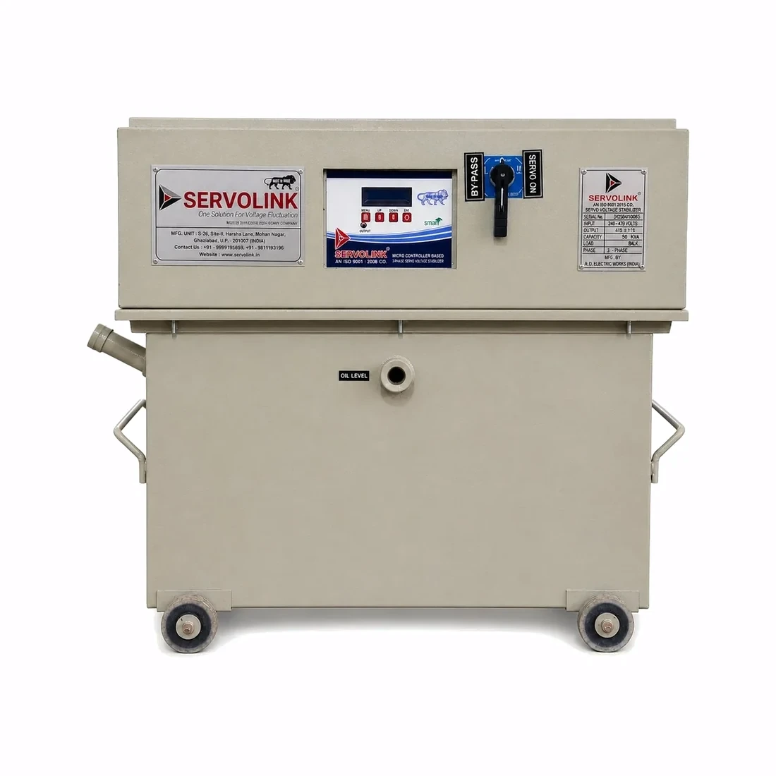 50 KVA Three Phase Oil-Cooled Servo Stabilizer — photo 3