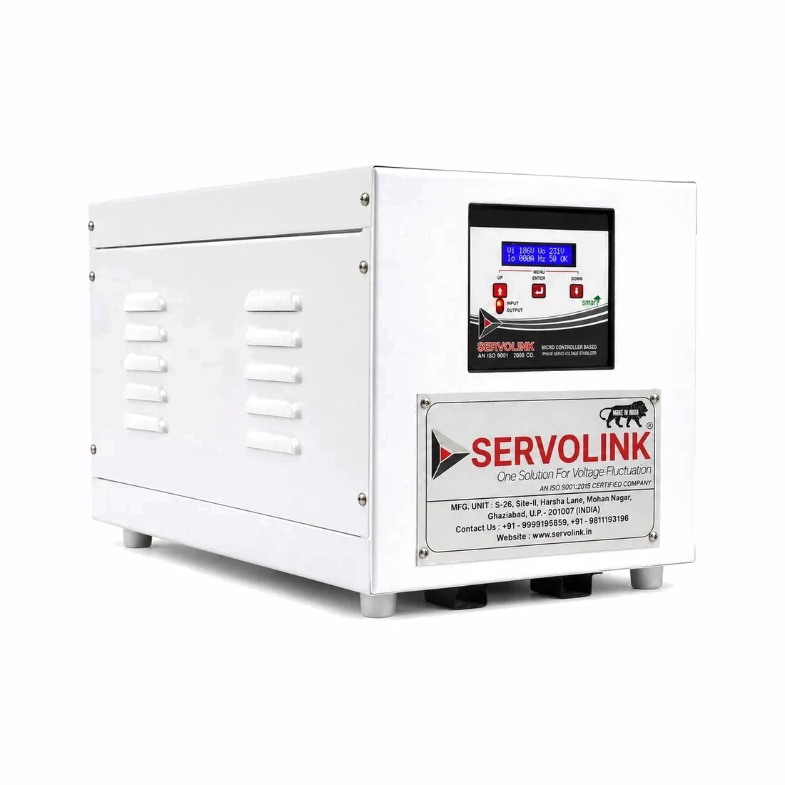 7.5 KVA Single Phase Air-Cooled Servo Stabilizer — photo 2