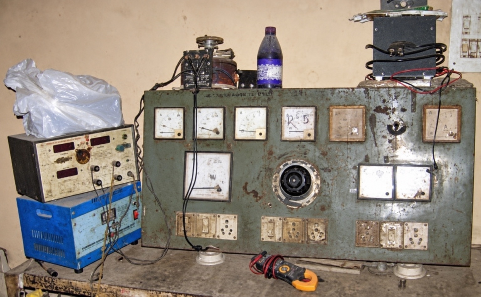 Testing panel from our early manufacturing unit