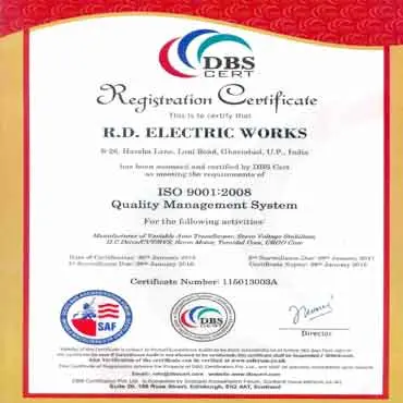 Servolink Certificate 4